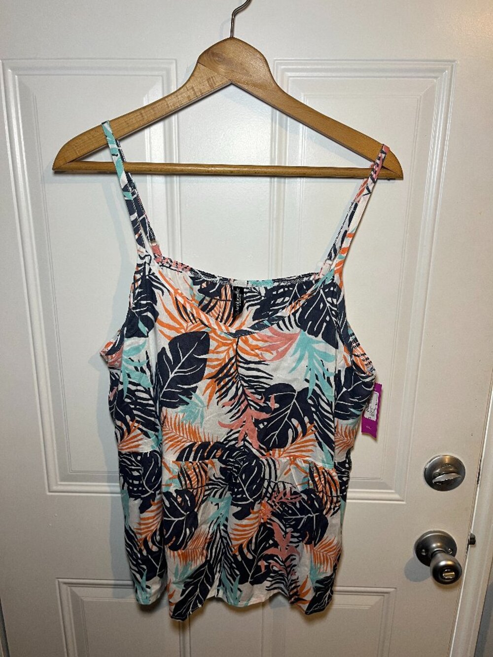 Ambrielle Tropical Print Cami XXL NWT